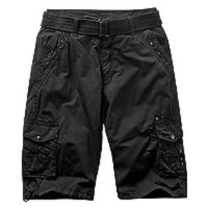 ZITY Relaxed-fit Multiple Pockets Cargo Shorts Button for Men